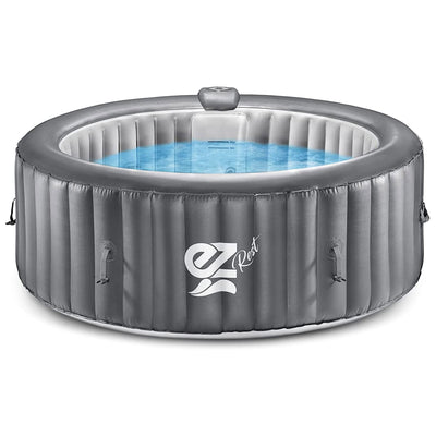 SereneLife 71 Inch Wide 25 Inch Tall 4 Person Inflatable Heated Pool w/ Remote