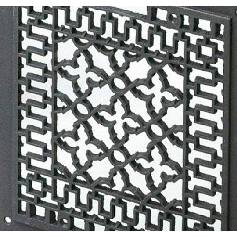 Minuteman International 14 Inch Cast Iron Decorative Heating Grate Grille (Used)