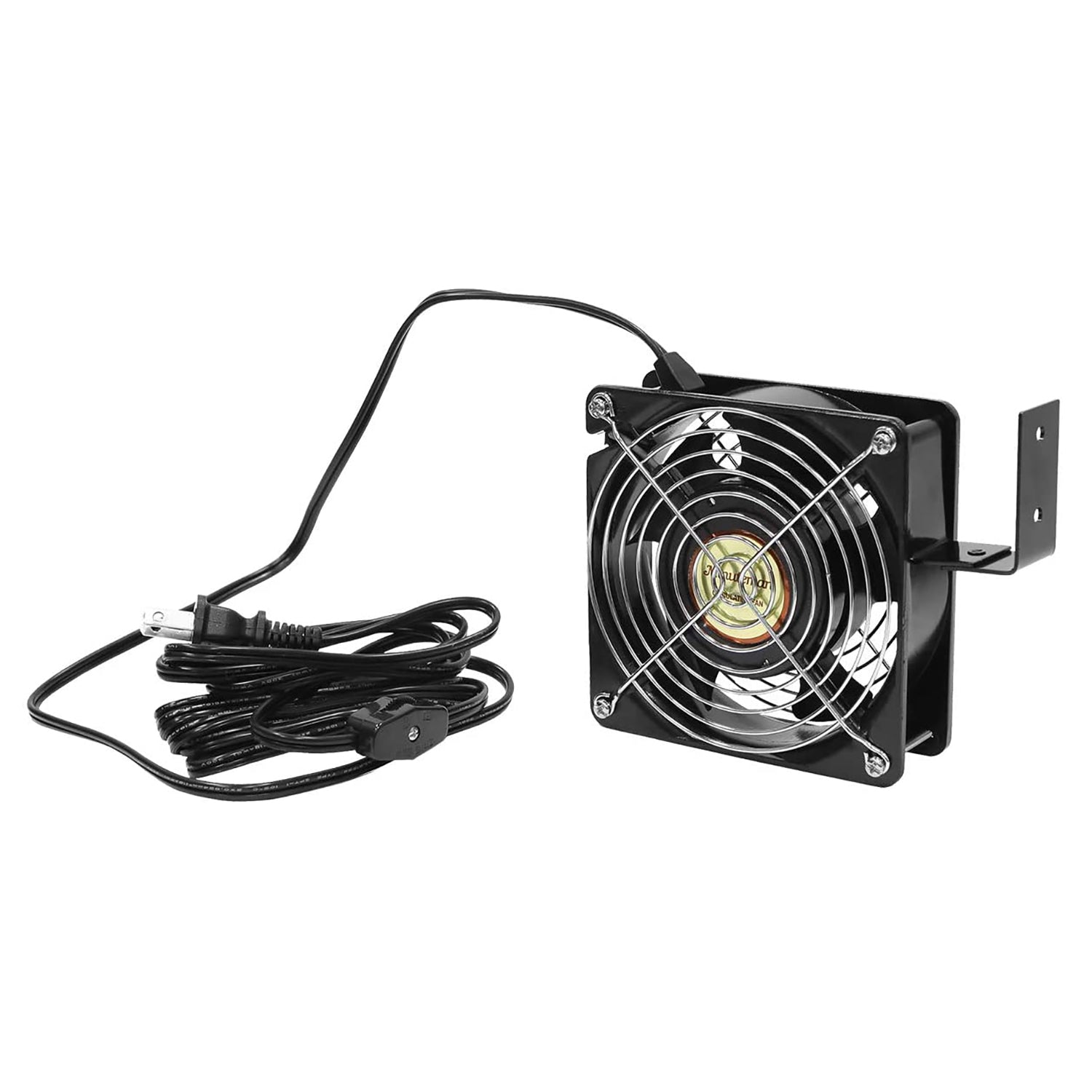 Achla Designs Minuteman Room to Room Electric Circulating Doorway Fan, Black