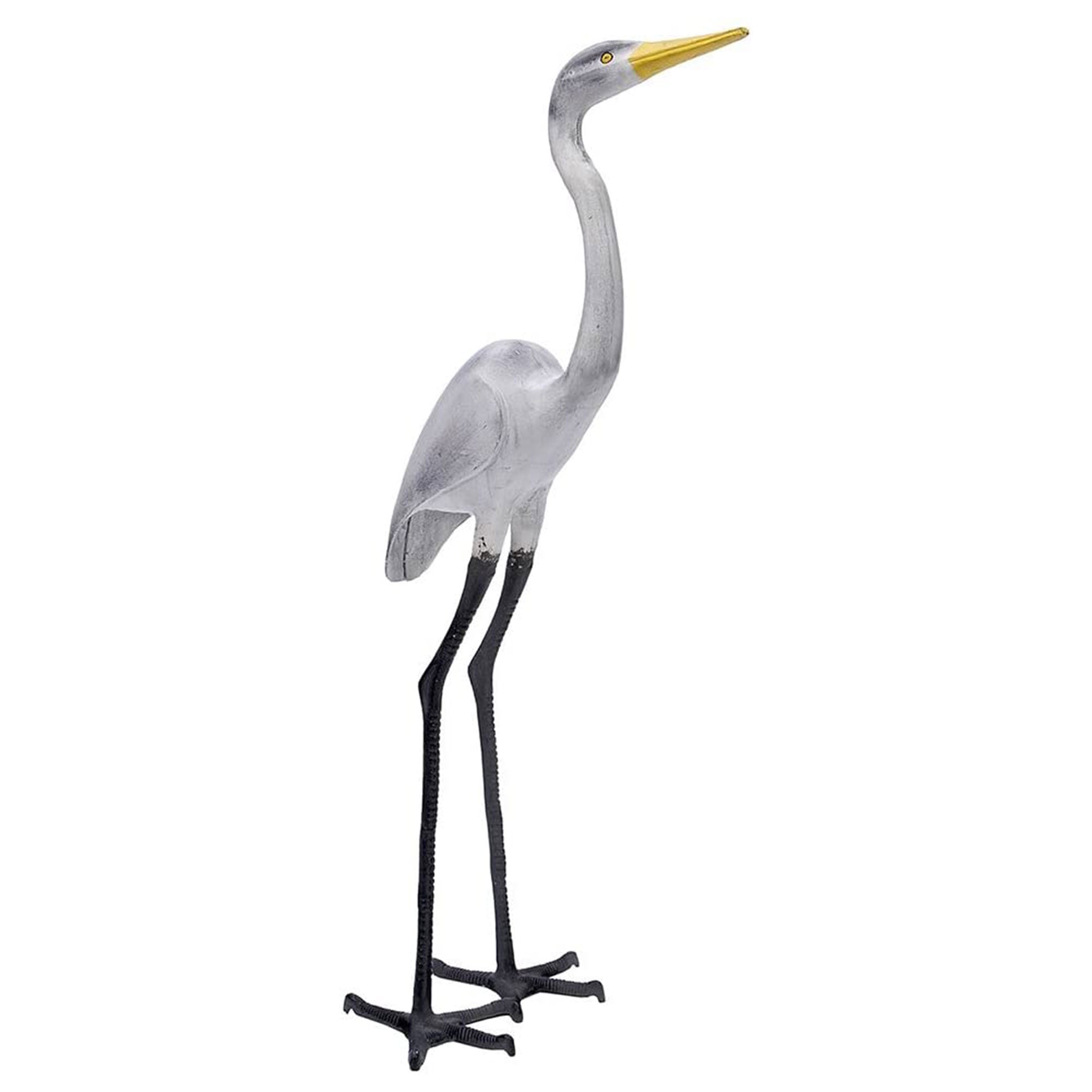 Achla Designs Egret Animal Bird Outdoor Lawn Décor Garden Figurine Statue, White