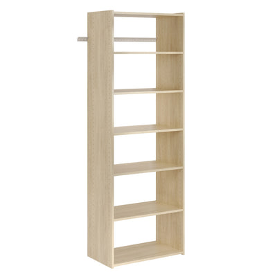 Easy Track Essential Shoe Tower Storage System and Organizer Kit, Honey Blonde - VMInnovations