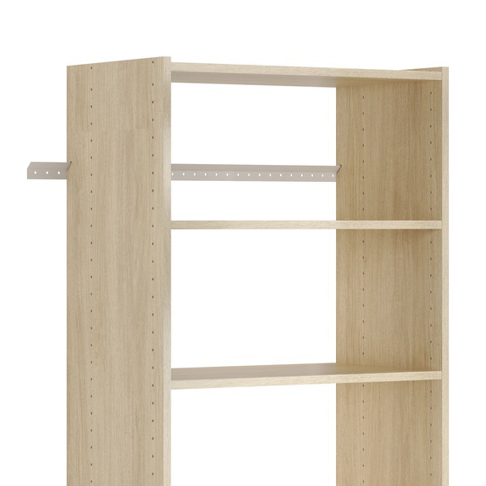 Easy Track Essential Shoe Tower Storage System and Organizer Kit, Honey Blonde - VMInnovations