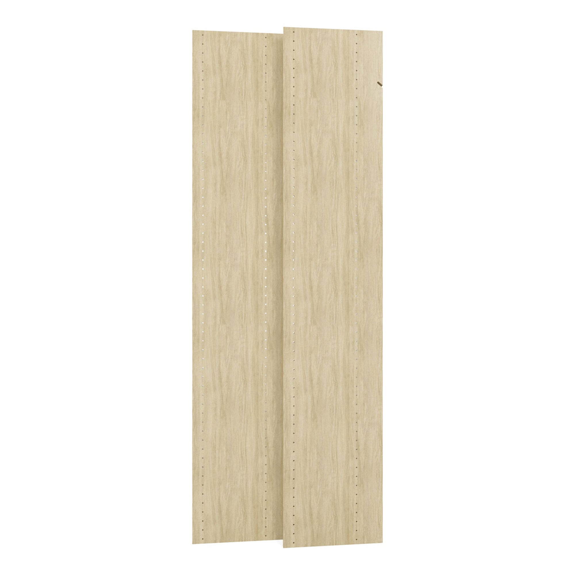 Easy Track 8 Foot Perfect Fit Reach In Bedroom Closet Storage Kit, Honey Blonde