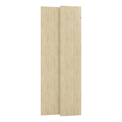 Easy Track 8 Foot Perfect Fit Reach In Bedroom Closet Storage Kit, Honey Blonde