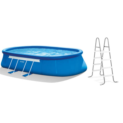 Intex 20' x 12' x 48" Oval Frame Swimming Set w/ 1500 GPH Filter Pump (Open Box)