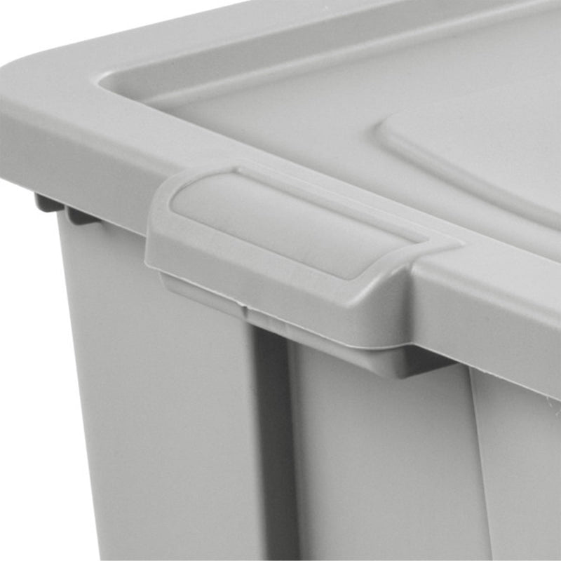 Sterilite Tuff1 30 Gallon Plastic Storage Tote Container Bin with Lid (12 Pack)