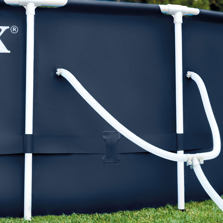 Intex 28211ST 12' x 30" Frame Round Above Ground Swimming Pool Kit with Canopy - VMInnovations