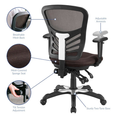 Modway Articulate Office Chair, Adjustable from 19.5 - 24 Inches, (Open Box)