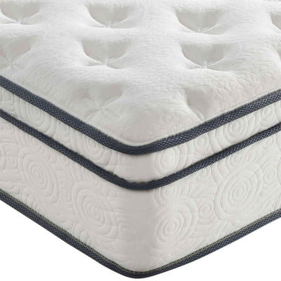 10 In Soft Quilted Pillow Top Innerspring Mattress, California King (Used)