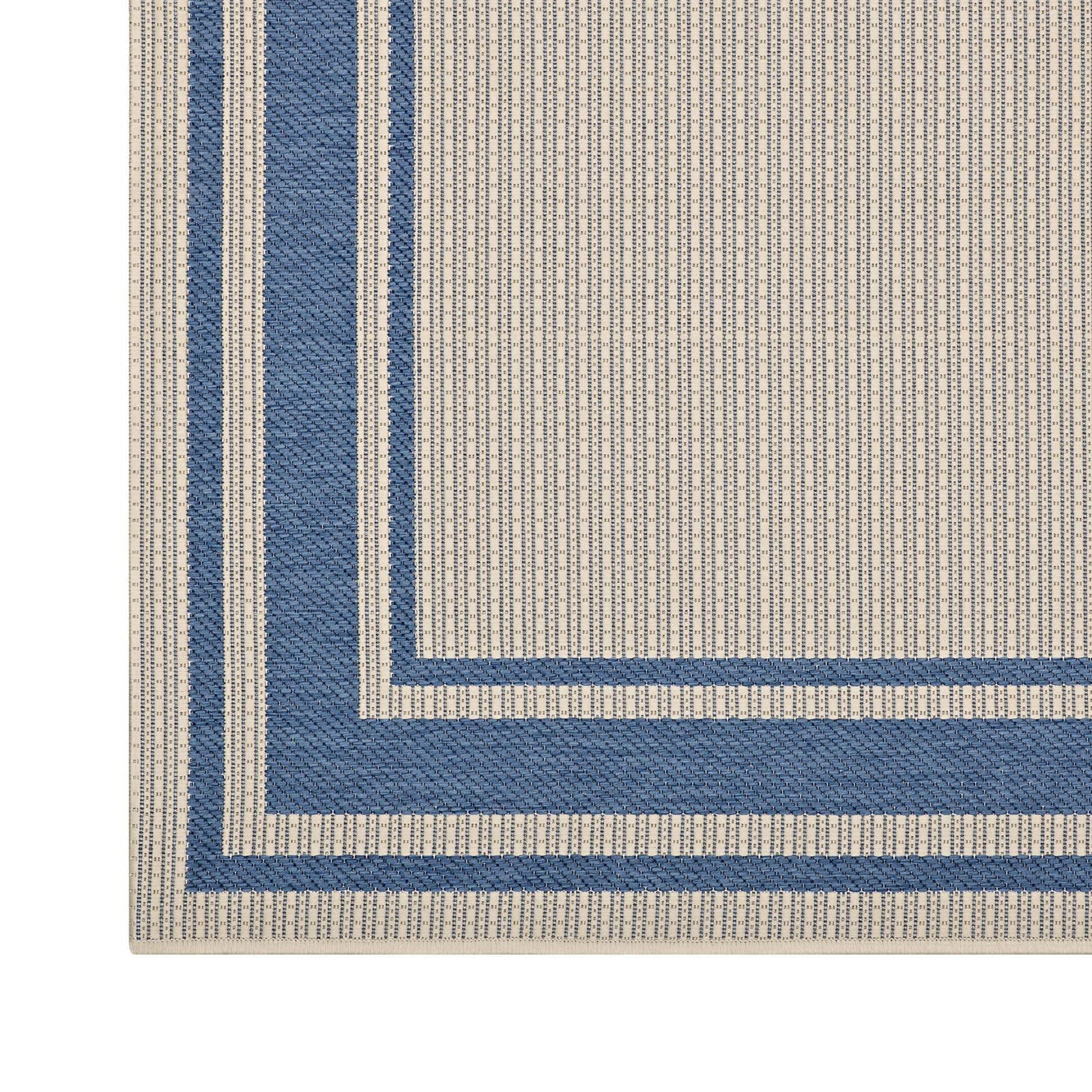 Modway Rim Solid Border 5 x 8 Foot Indoor I Outdoor Area Rug (Open Box) - VMInnovations
