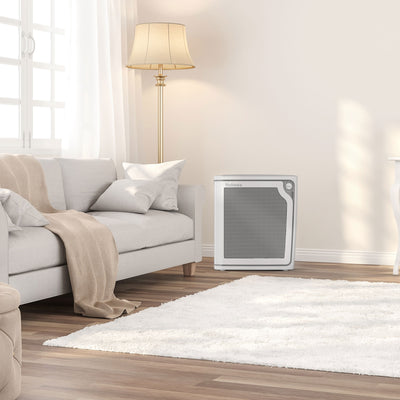 Holmes HAP8650B-NU-2 True HEPA Console Air Purifier with Quiet Operation, Black