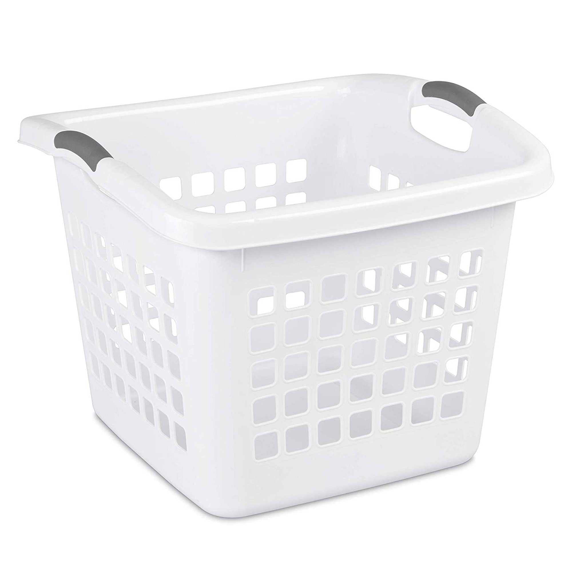 Sterilite Ultra 1.75 Bushel Plastic Laundry Basket Hamper w/ Handles (12 Pack)