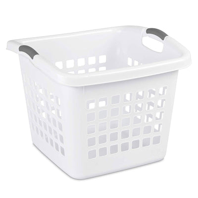 Sterilite Ultra 1.75 Bushel Plastic Laundry Basket Hamper w/ Handles (12 Pack)
