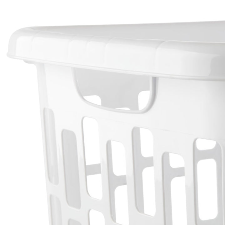 Sterilite Ultra Easy Carry Plastic Dirty Clothes Laundry Basket Hamper, (8 Pack) - VMInnovations