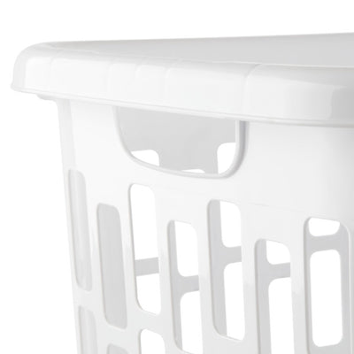 Sterilite Ultra Easy Carry Plastic Dirty Clothes Laundry Basket Hamper (12 Pack) - VMInnovations