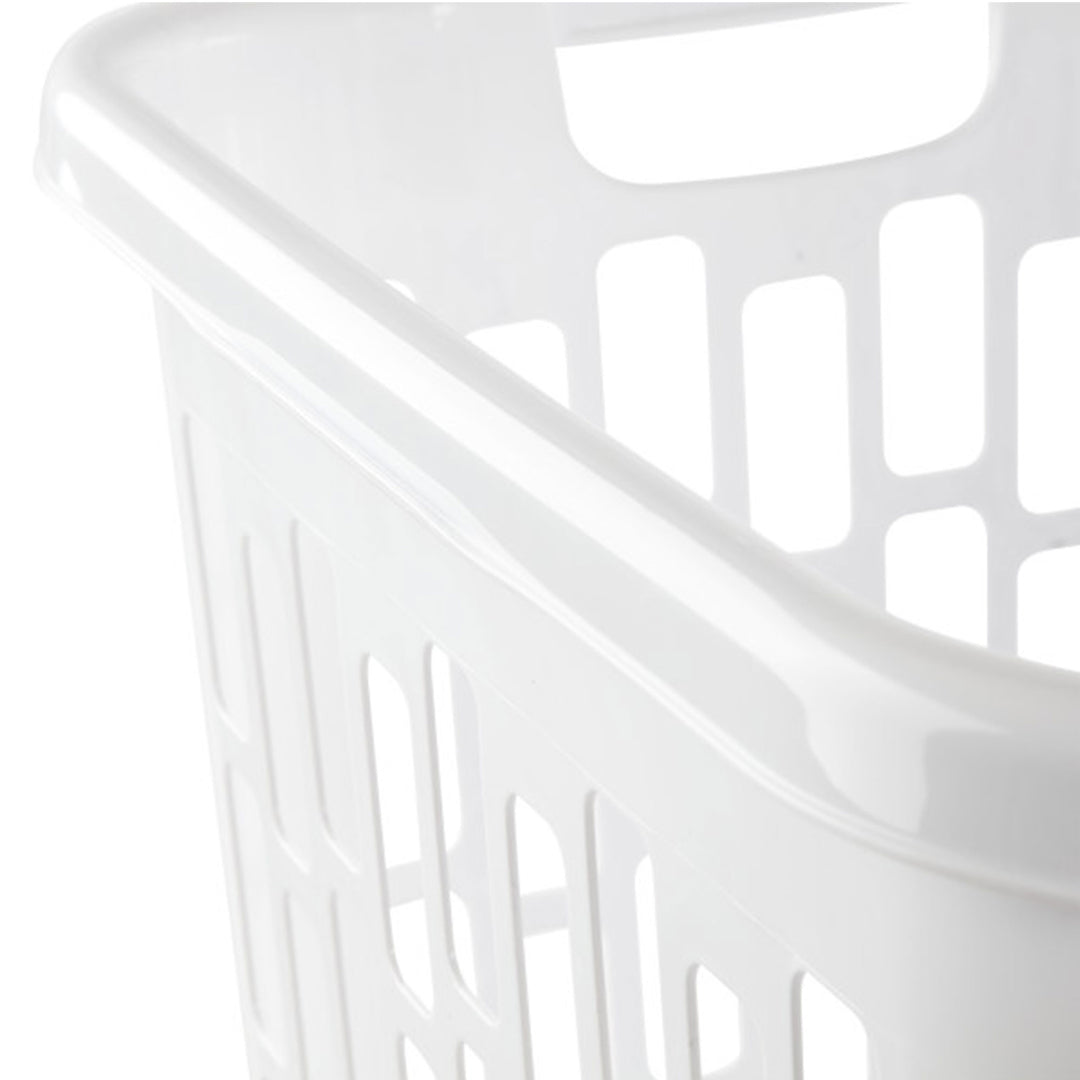 Sterilite Ultra Easy Carry Plastic Dirty Clothes Laundry Basket Hamper, (8 Pack) - VMInnovations