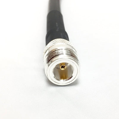 Custom Cable Connection 10 Foot Male to Female Low Loss Cable for Outdoor Use
