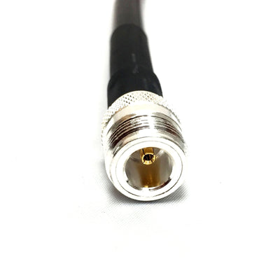Custom Cable Connection 25 Foot Male to Female Low Loss Cable for Outdoor Use
