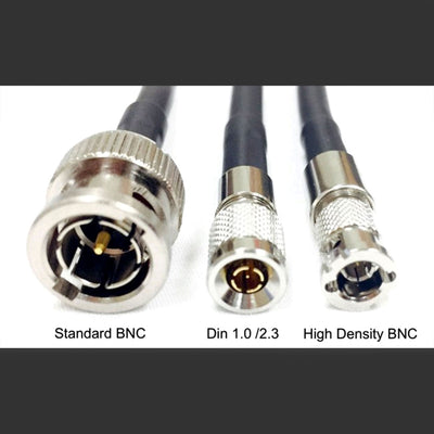 Custom Cable Connection 1 Foot Male to Micro BNC Right Angle Video Adapter Cable