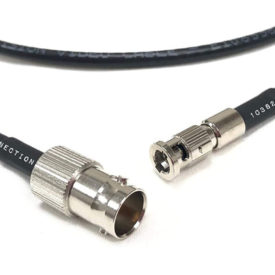 Custom Cable Connection 5 Foot BNC to Micro BNC Female Ended Video Adapter Cable