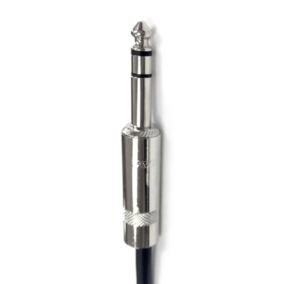 Custom Cable Connection 100 Foot 3.5MM to 0.25" TRS Stereo Audio Balanced Cable
