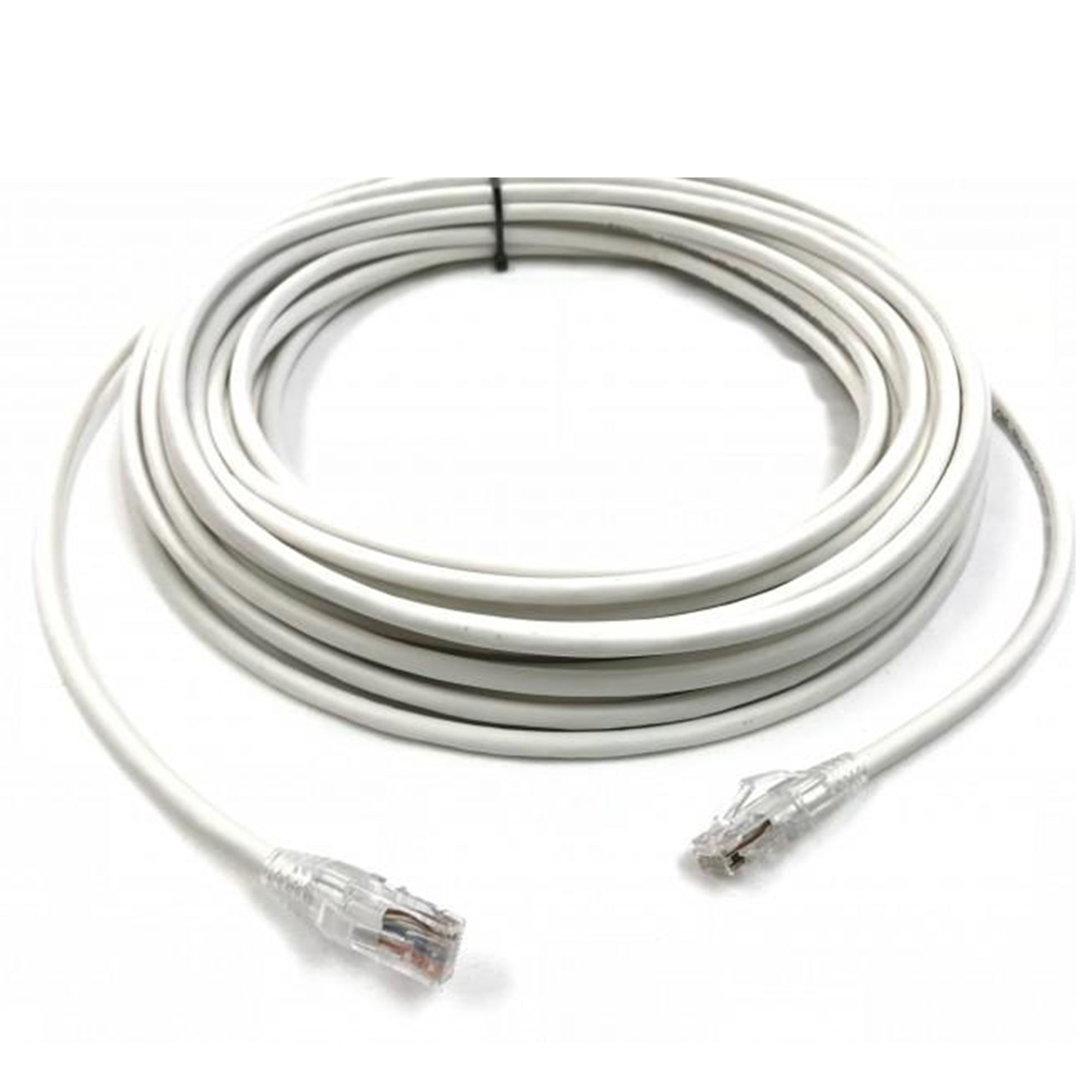 Custom Cable Connection 50 Foot 550 MHz Cat 6 Ethernet Patch Plenum Cable, White