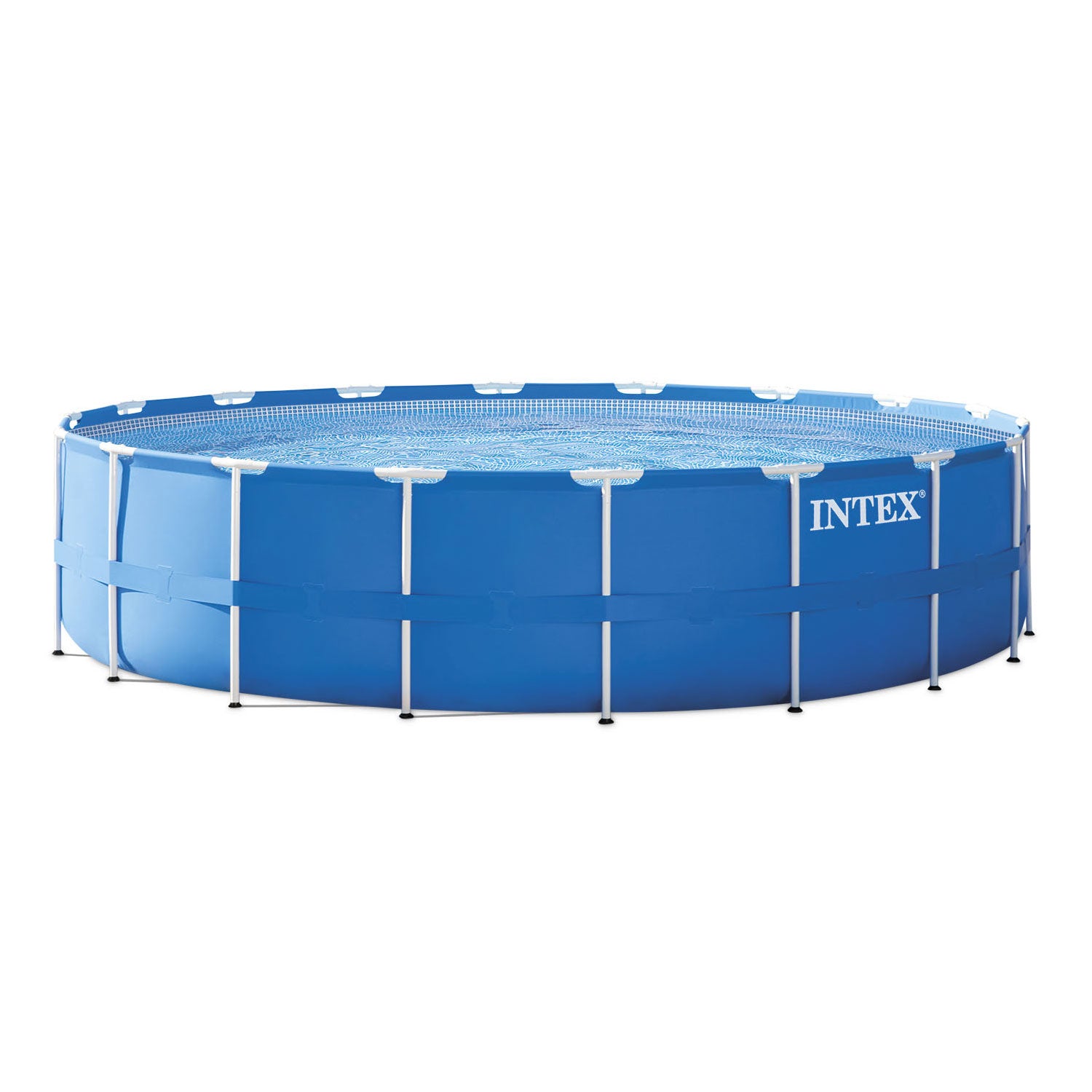 Intex 18' x 48" Metal Frame Swimming Pool Set with 1500 Pump 28251EH (Open Box)