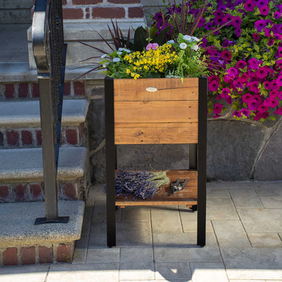 Grapevine Urban Garden Recycled Pine Square Raised Planter Box (Open Box)