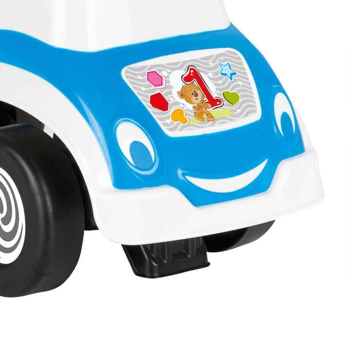 Pilsan My Cute First Car Blue Police Chief Ride On Kids Toy for Ages 18 Months+