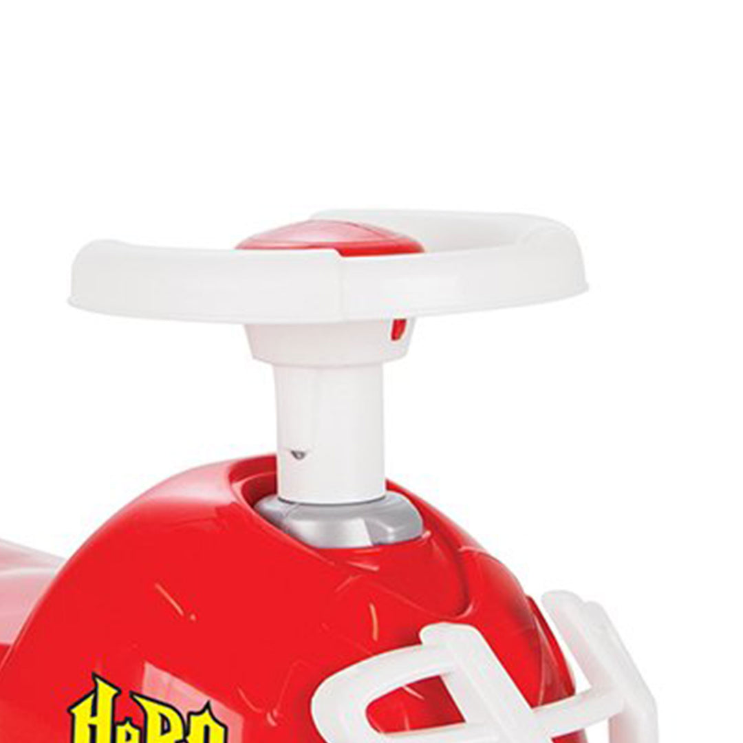 Pilsan Hero ATV Pedalless Ride On Kids Toy w/ Horn for Ages 36 Months & Up, Red