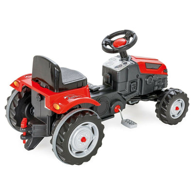 Pilsan 07 314 Children's Outdoor Ride On Active Tractor w/ Pedal, Ages 3+, Red