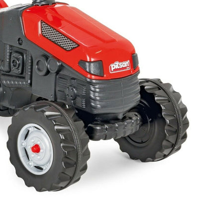 Pilsan 07 314 Children's Outdoor Ride On Active Tractor w/ Pedal, Ages 3+, Red
