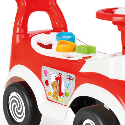 Pilsan First Push Car w/ Shapes for Toddlers Ages 1 & Up, Red & Yellow (Used) - VMInnovations