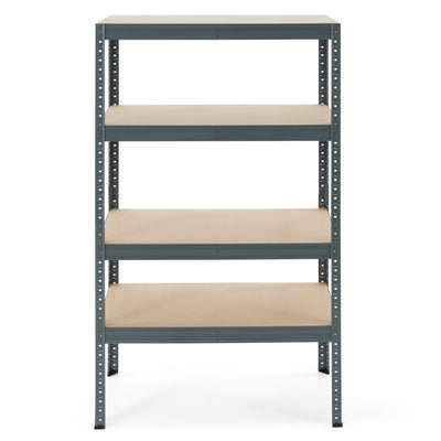 Trestles 36x60" 4 Tier Adjustable Metal Shelves Garage Storage, 800 lb Capacity