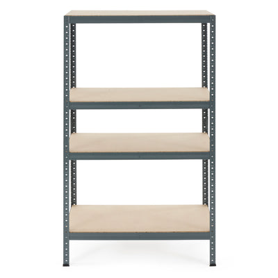 36x60" 4 Tier Adjustable Shelve Boltless Storage Unit, 500 lb Capacity (Used)