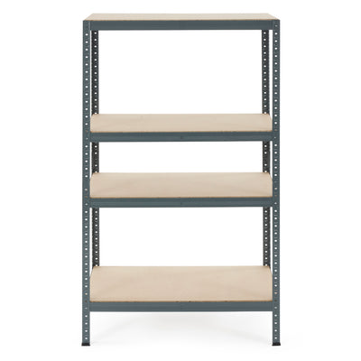 Trestles 36x60" 4 Adjustable Metal Shelves Garage Storage Unit, 500 lb Capacity - VMInnovations