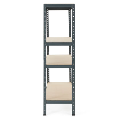Trestles 36x60" 4 Adjustable Metal Shelves Garage Storage Unit, 500 lb Capacity - VMInnovations