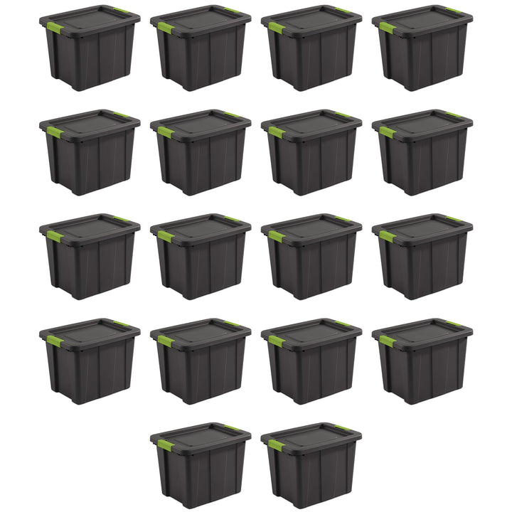 Sterilite Tuff1 Latching 18 Gallon Plastic Storage Container & Lid (18 Pack)