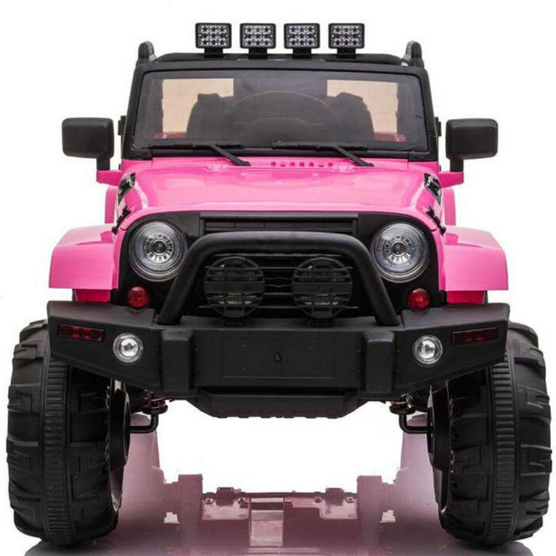 12V Kids Electric Battery Powered Wrangler Ride On Toy with Remote (Open Box)