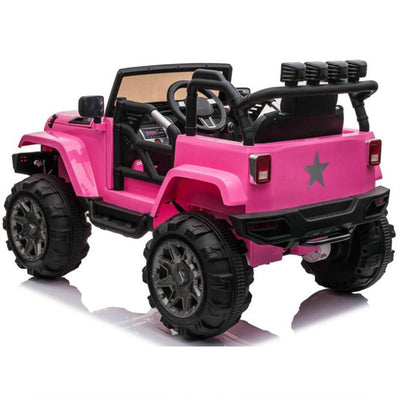 12V Kids Electric Battery Powered Wrangler Ride On Toy with Remote (Open Box)