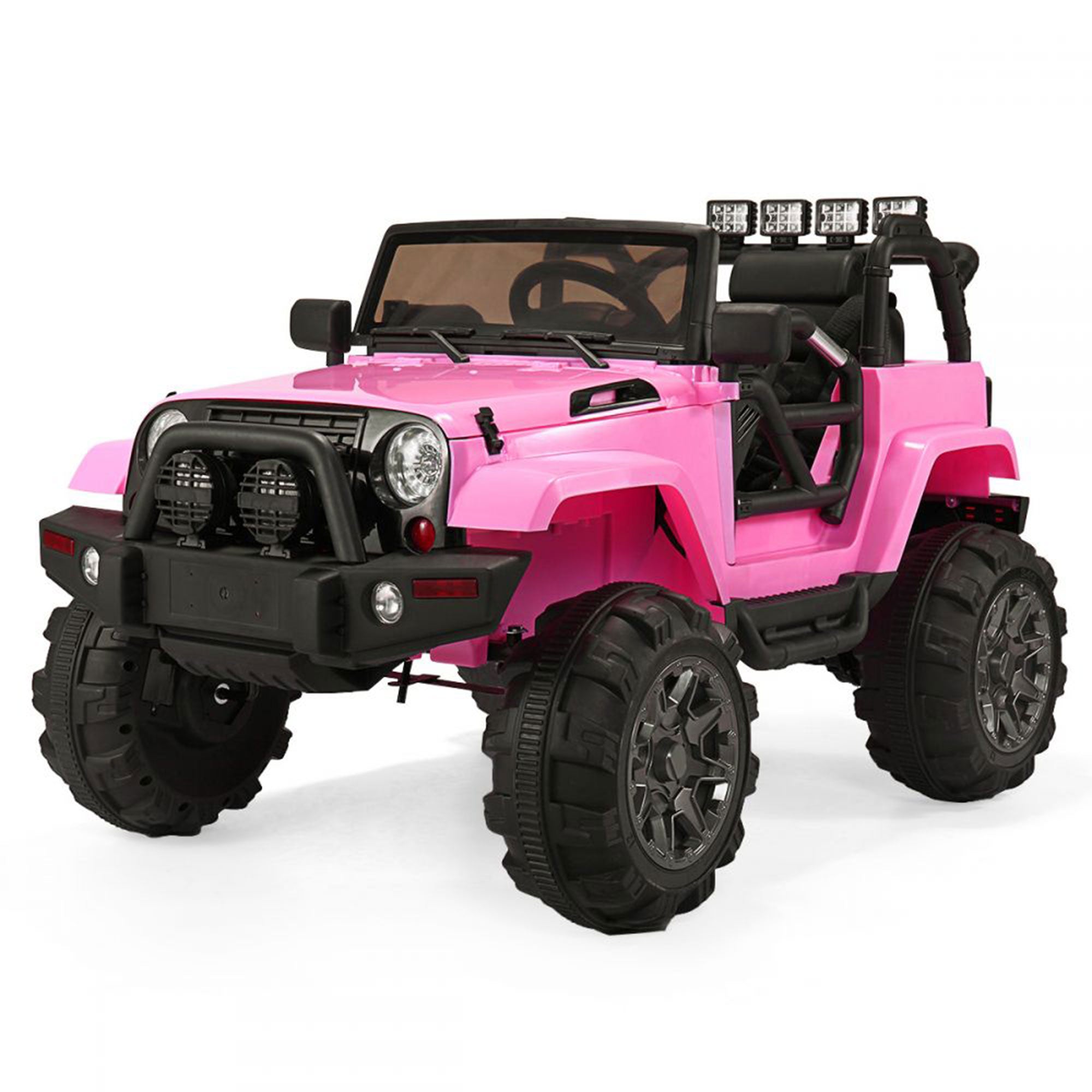 TOBBI 24V Kids Electric Battery Powered 3 Speed Jeep Ride On Toy with Remote (Open Box)