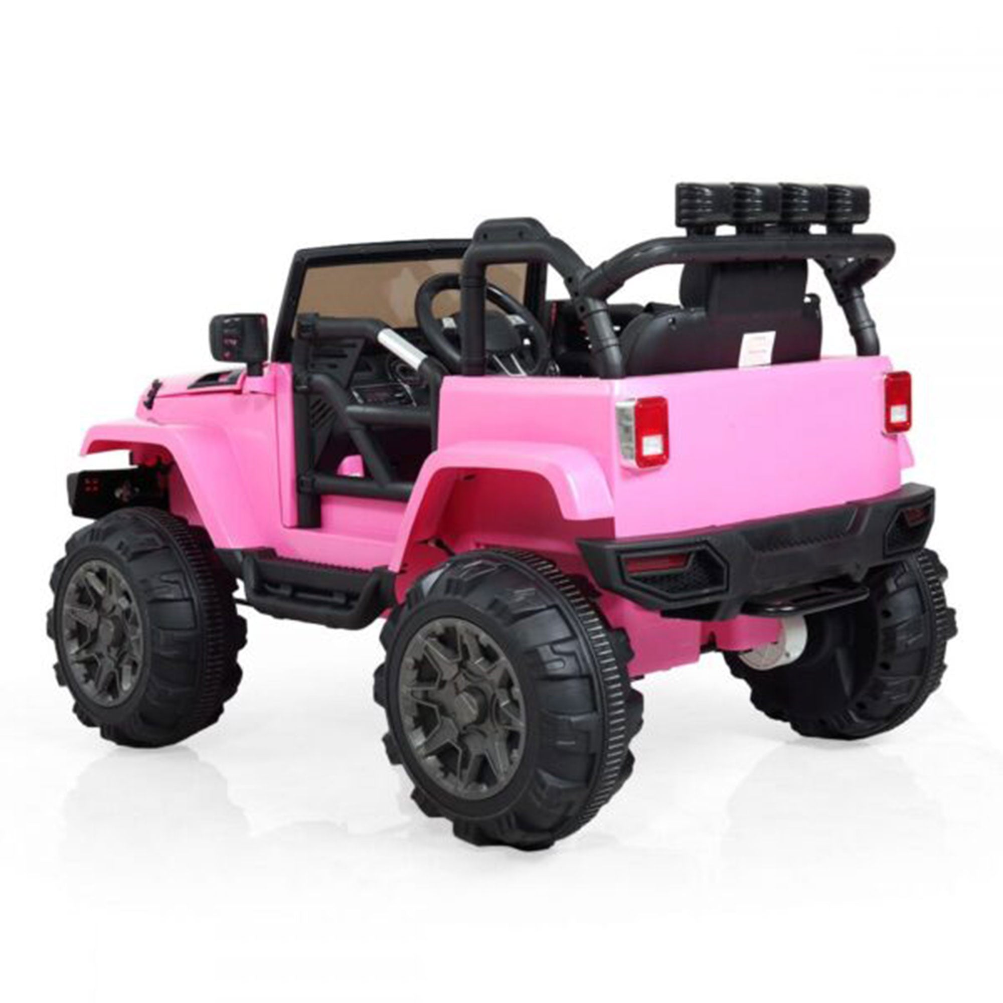 TOBBI 24V Kids Electric Battery Powered 3 Speed Jeep Ride On Toy with Remote (Open Box)
