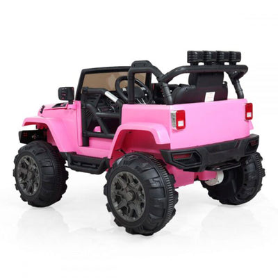 TOBBI 24V Kids Electric Battery Powered 3 Speed Jeep Ride On Toy with Remote (Open Box)