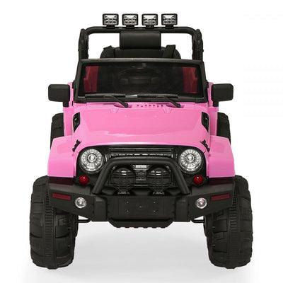 TOBBI 24V Kids Electric Battery Powered 3 Speed Jeep Ride On Toy with Remote (Open Box)