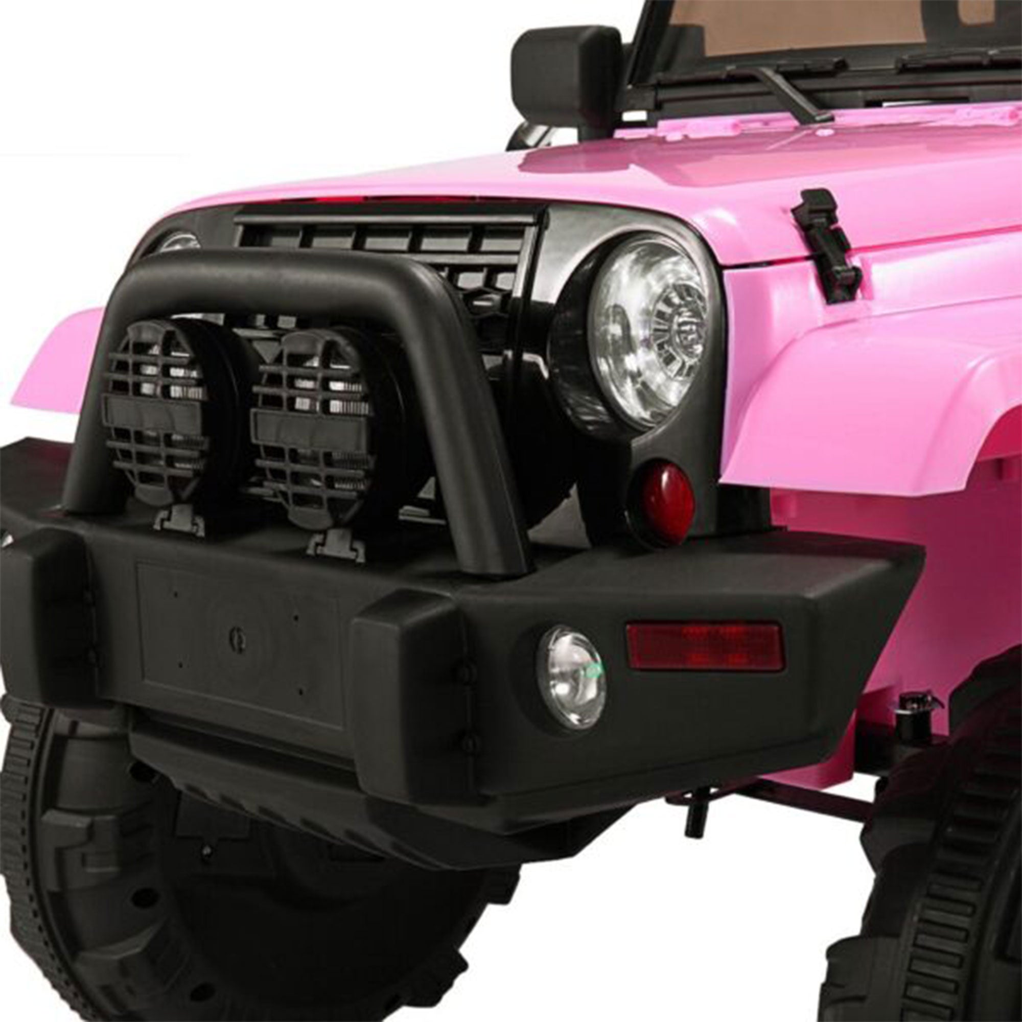 TOBBI 24V Kids Electric Battery Powered 3 Speed Jeep Ride On Toy with Remote (Open Box)