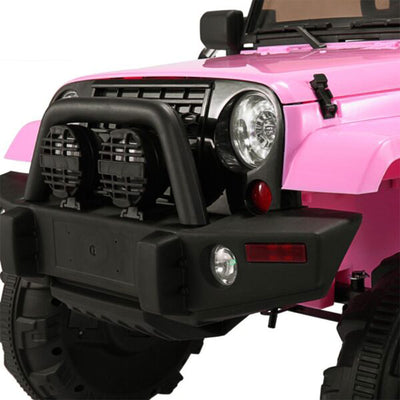 TOBBI 24V Kids Electric Battery Powered 3 Speed Jeep Ride On Toy with Remote (Open Box)