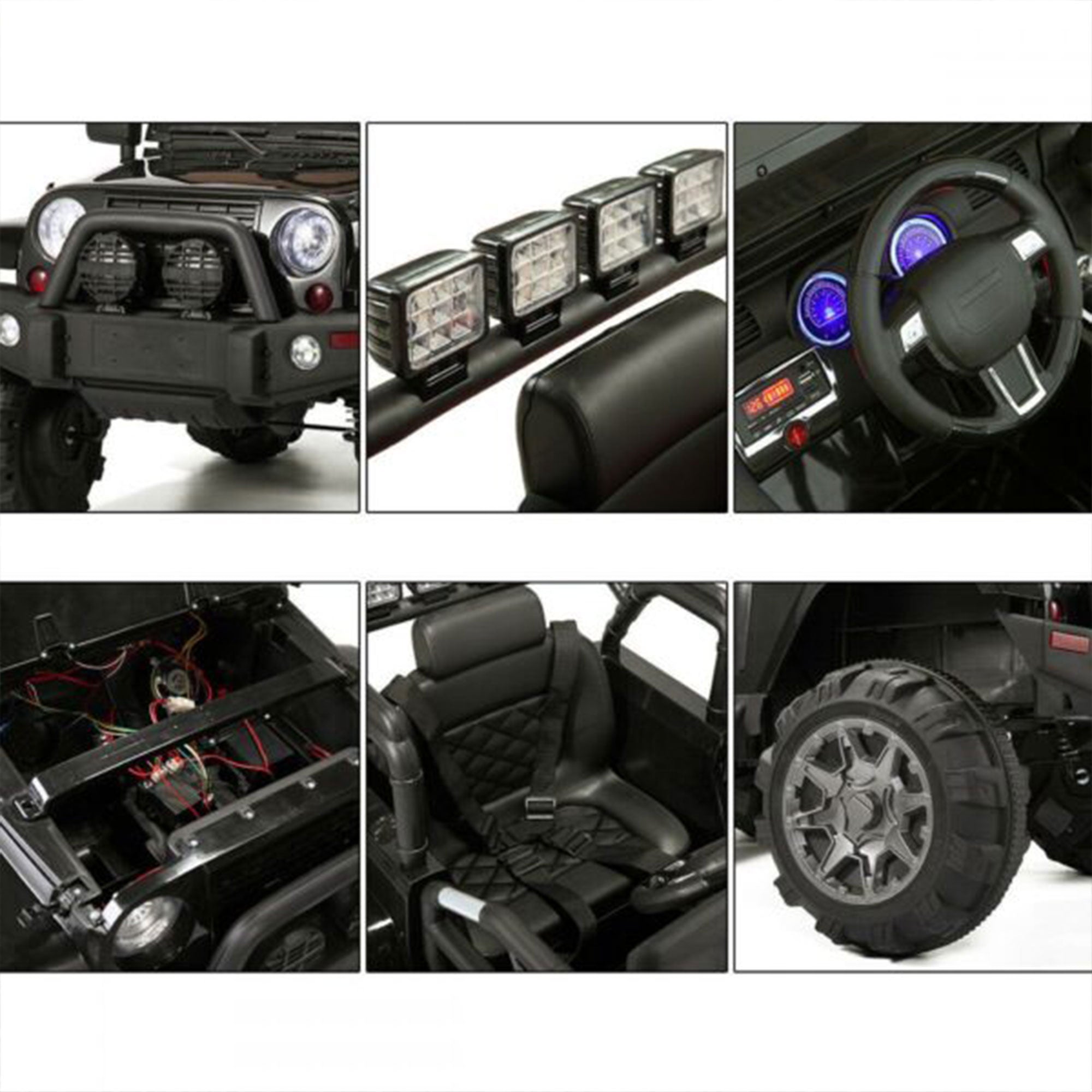 TOBBI 12V Kids Electric Battery Powered 3 Speed Ride On Toy with Remote