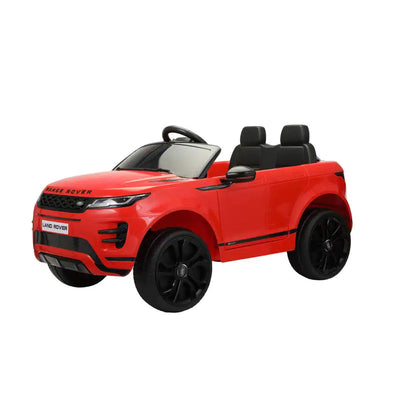 TOBBI 12V Kids Electric Battery Powered Licensed Land Rover Ride On Toy Car, Red - VMInnovations