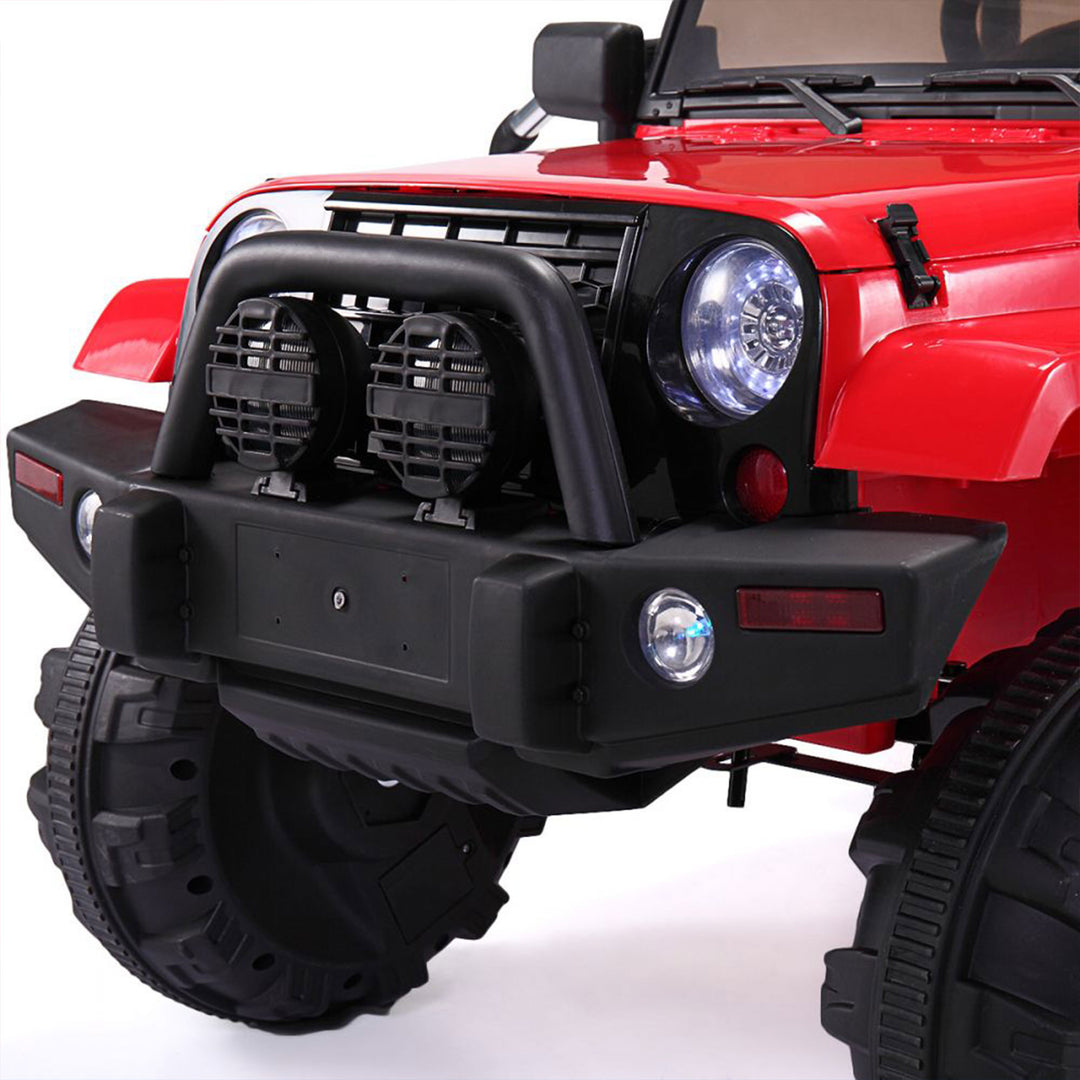 TOBBI 12V Kids Electric Battery Powered Wrangler Ride On Toy with Remote (Used)