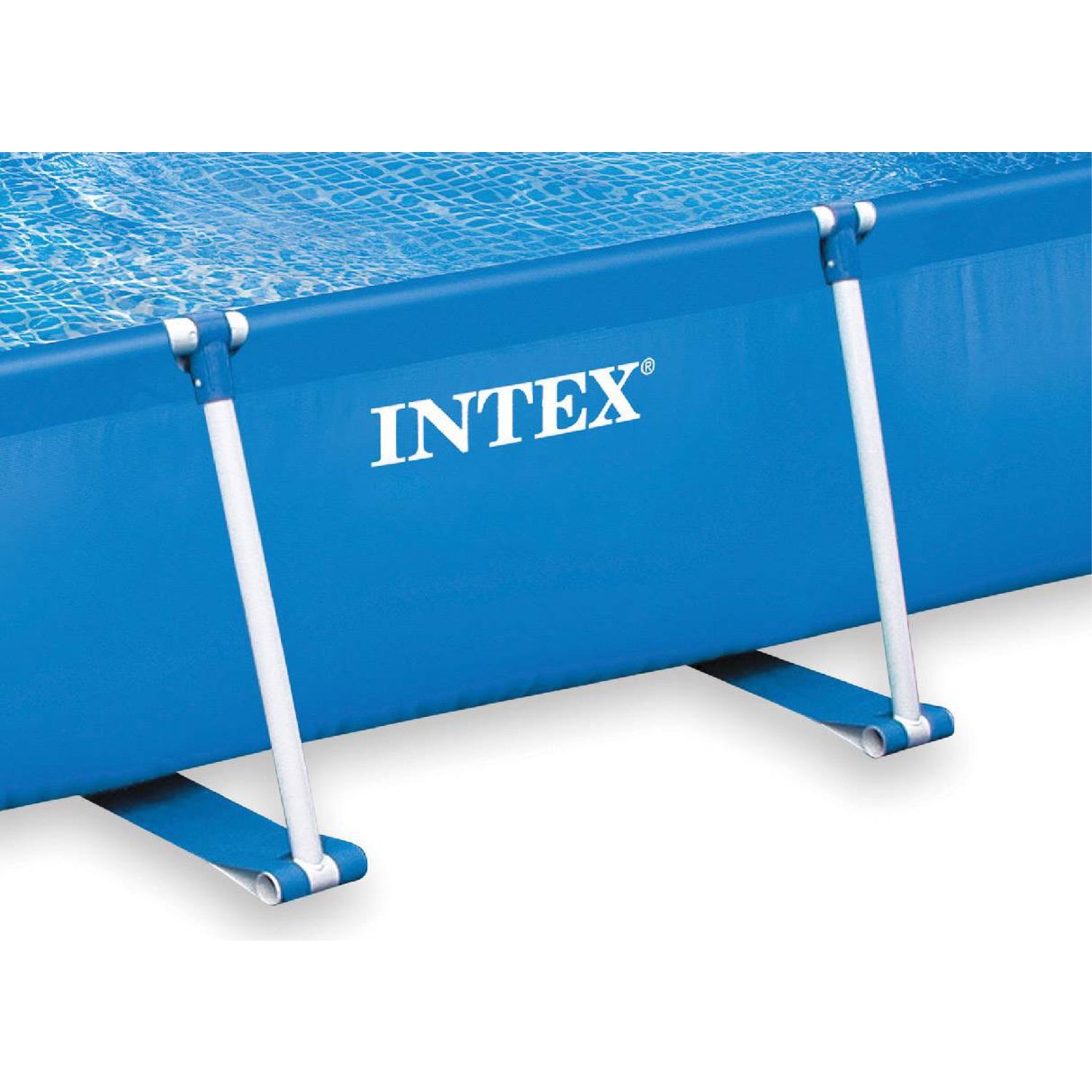 Intex 86 x 23" Frame Above Ground Baby Splash Swimming Pool & Chlorine Tabs - VMInnovations